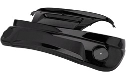 Bakpanel vid baklyktorna svart, Tres