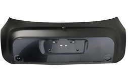 Bakre stötfångare svart/silver, Antracit