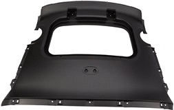 Svart panel vid bakrutan, CabEasy