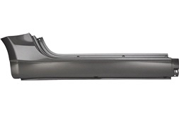 Dörrpanel grå exteriör h.s. CabEasy