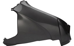 Framskärm grå h.s CabEasy