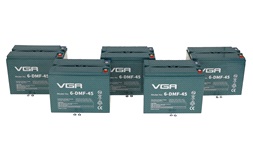 Batteri 12V-45Ah 6-EVF-45