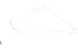 Trekantsfönster i dörr h.s. CabEasy