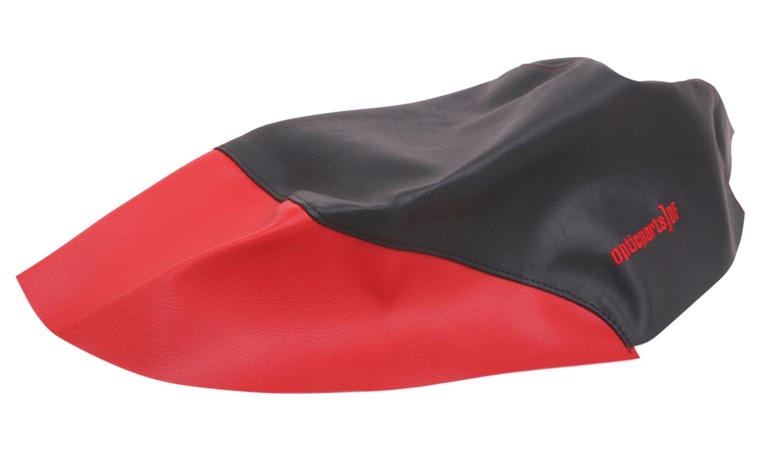  Sædebetræk sort/rød Opticparts Aerox