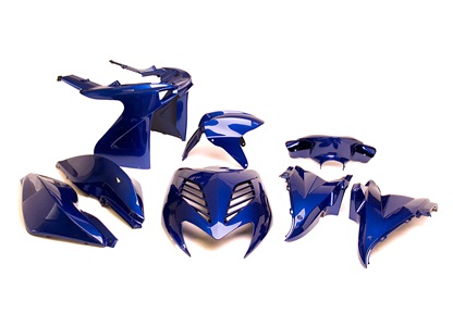 Skjoldsæt i blå til Yamaha Aerox