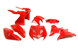 Skjoldsæt i rød til Yamaha Aerox