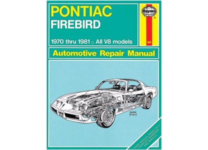 Rep.håndbog Pontiac firebird V8 70-81