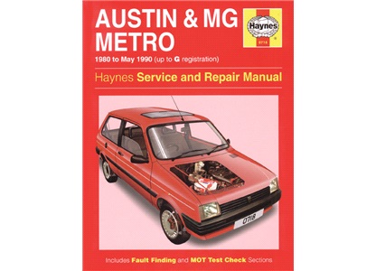 Rep.håndbog Austin/MG Metro 10/80-4/90