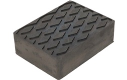 Gummiklods 160x120x60mm 1 stk.