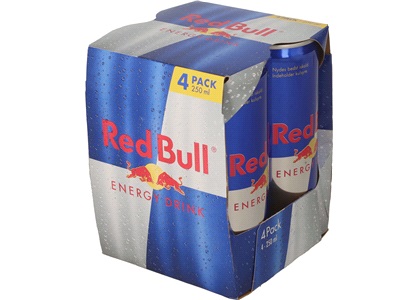 RED BULL 4-PACK 250ml excl. pant A