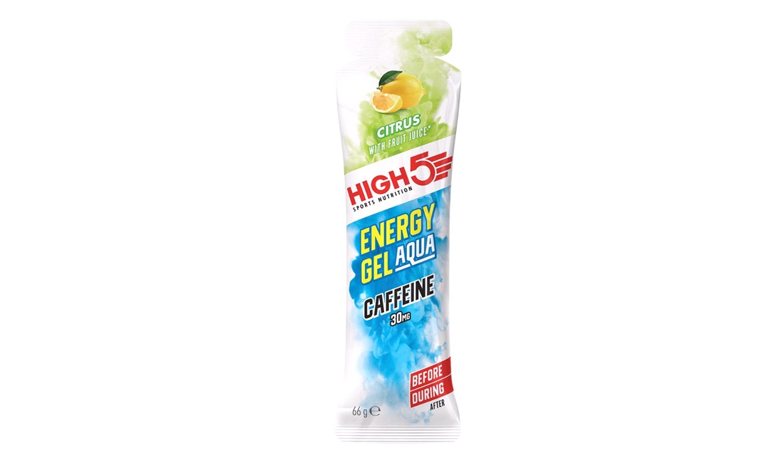  High5 Energy gel aqua citrus med koffein 60 ml.