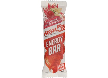 High5 Energy bar hindbær m/hvid chokolad