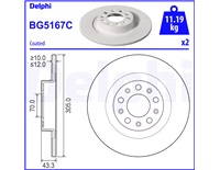  Bremseskive 305 x 12 mm