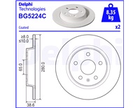  Bremseskive 280 x 10 mm