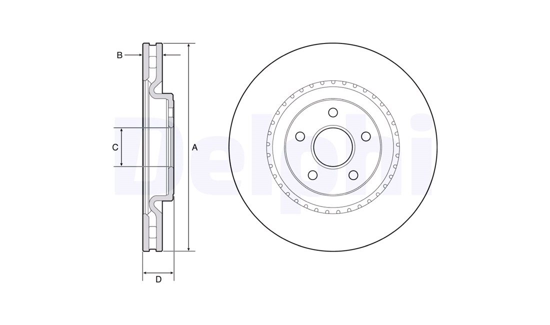  Bromsskiva 380 x 34 mm