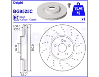  Bremseskive 350 x 32 mm