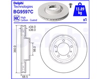  Bremseskive 360 x 36 mm