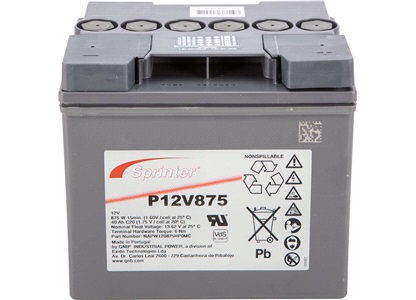 Batteri Exide 12V-40Ah P12V875 AGM Ready