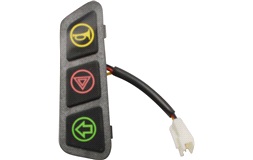 Knapp till instrumenbräda, höger, Vita