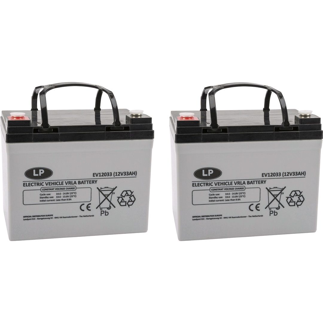 Landport Batteripack 2 st LP VRLA 12V-33AH