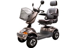 El-scooter PF2K 36AH 4 hjul mokka