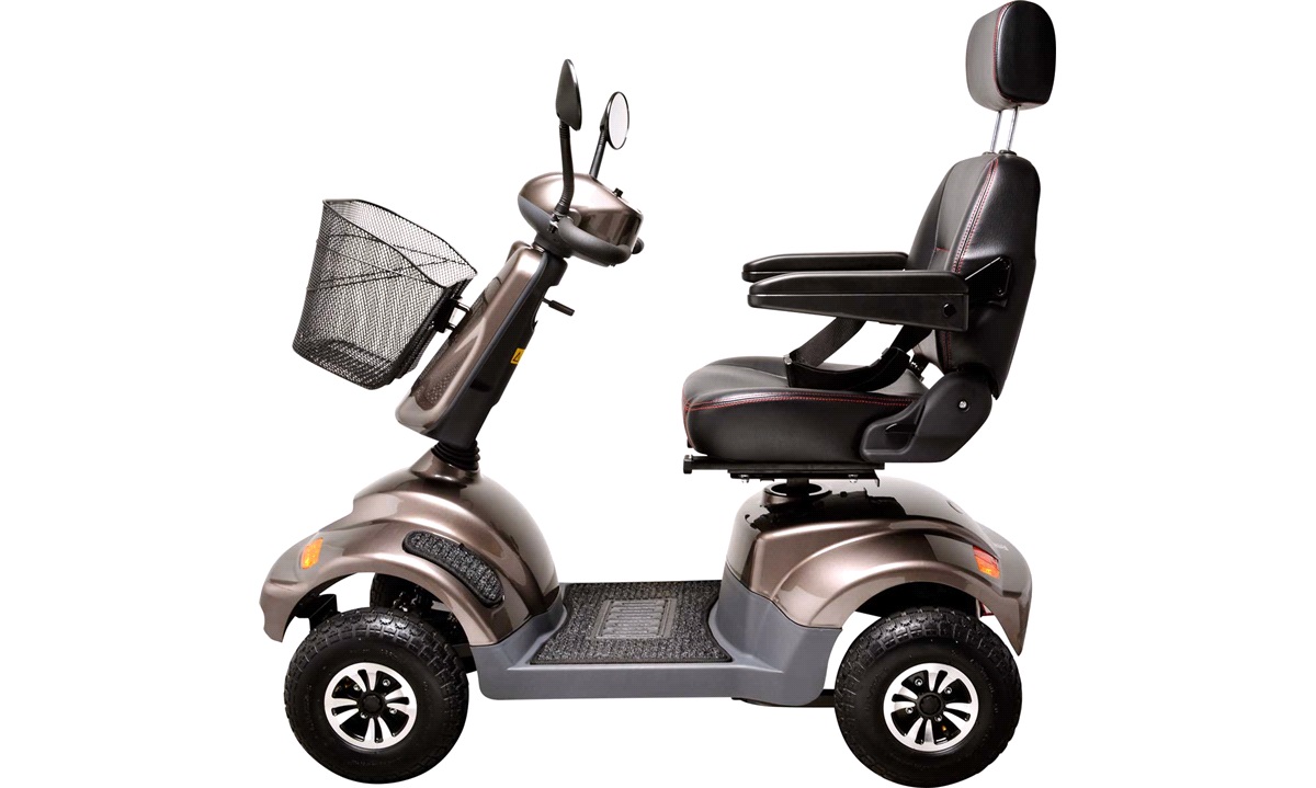 Elscooter PF2K 550W 36AH 4Hjul mokka Elkøretøj og mobility