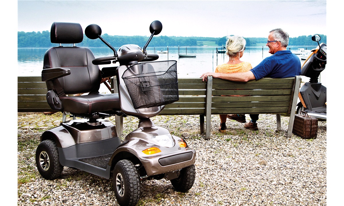 Elscooter PF2K 550W 36AH 4 hjul Mokka Elkøretøj, elscooter, el