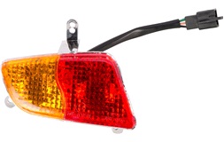 Baglygte inkl. blinklys v.s, Mokka