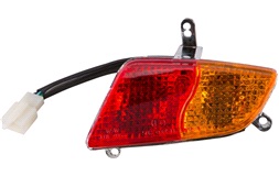 Baglygte inkl. blinklys h.s, Mokka