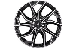 ADX.02 Black/Pol.7,5x18 4x100 ET38 Ø63,3