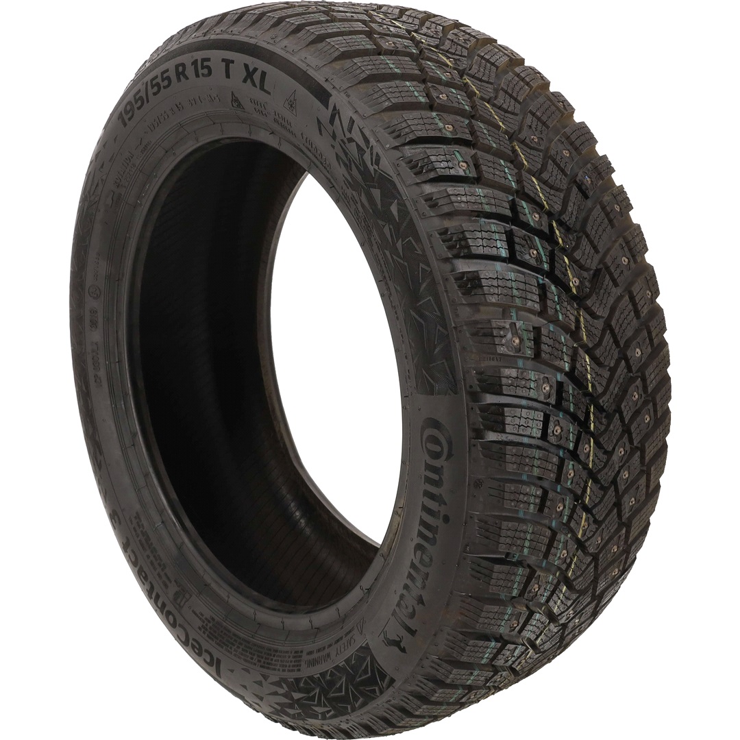 Continental Däck 195/55-15 89T ContiIceContact3PIGG
