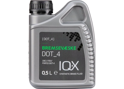 IQ-X bremsevæske, DOT 4, 0,5 Liter