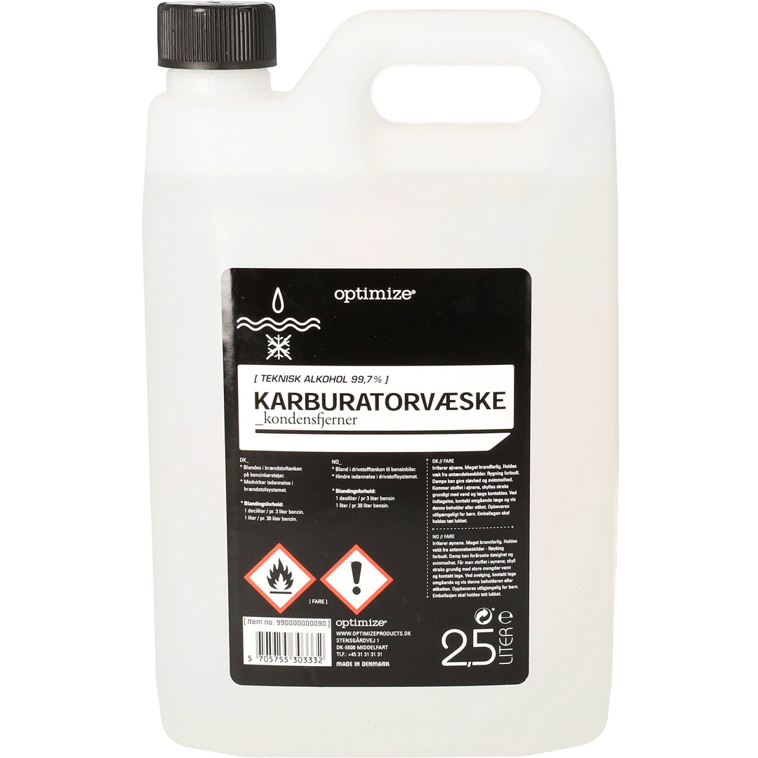 Optimize Karburatorskydd 2,5L 99,7 Alkohol