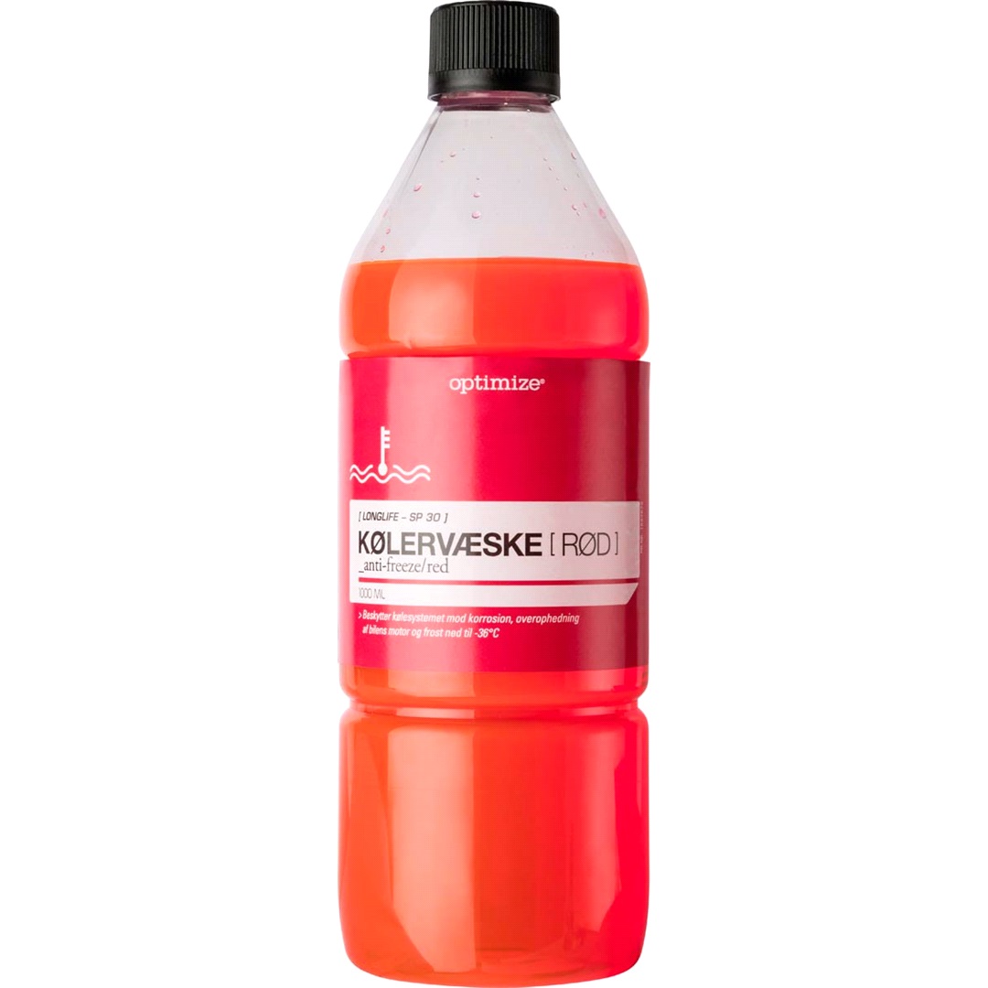 Optimize Frostvæske, Rød, 1 Liter