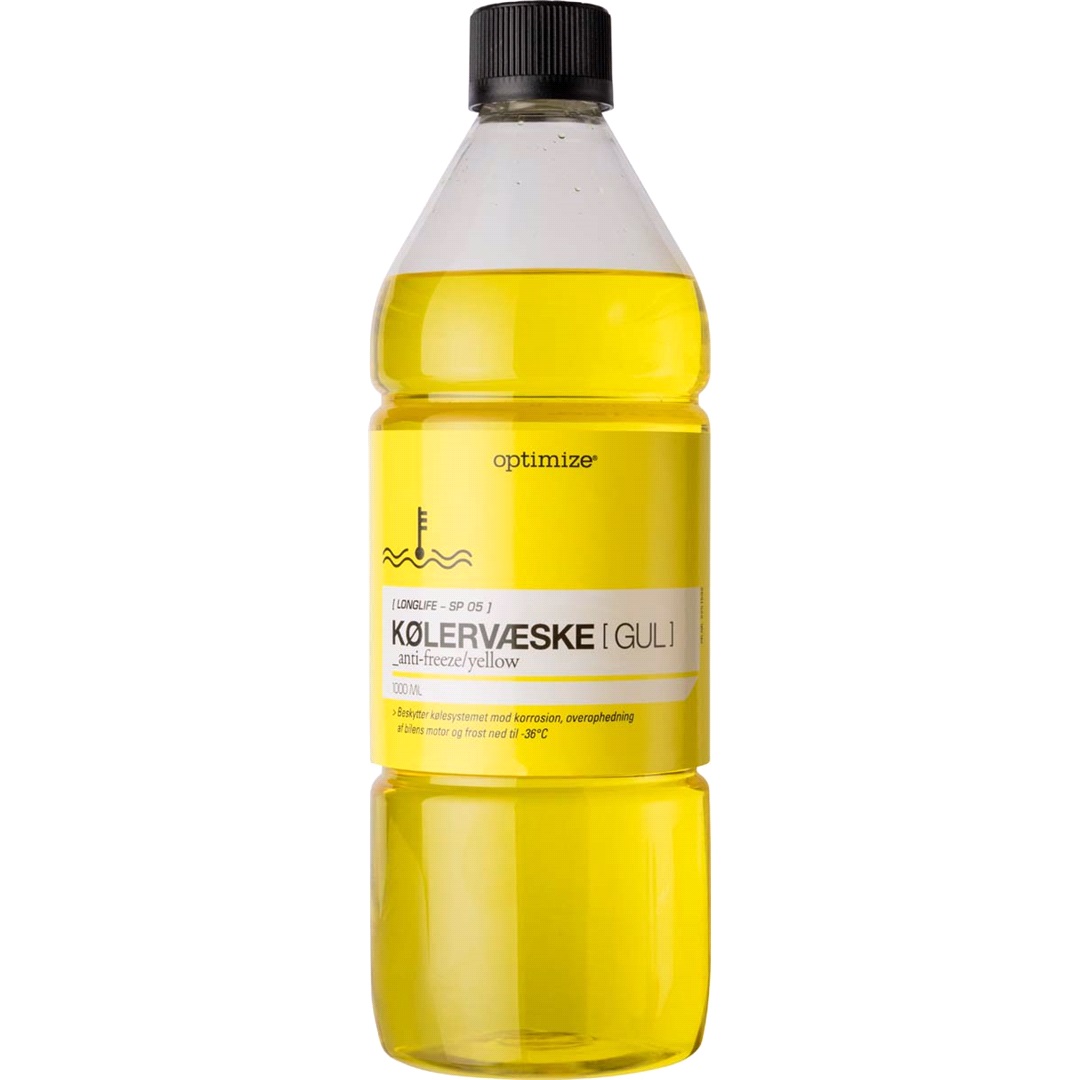 Optimize Frostvæske, Gul, 1 Liter