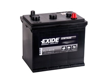 Batteri Exide 6V-140Ah EU140-6 VINTAGE 