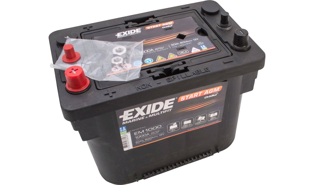 AGM Batteri 12V 50Ah