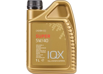 IQ-X SUPER 5W/40 A3/B4 1 liter