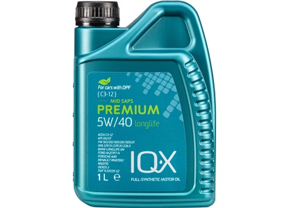 IQ-X Premium 5W/40 C3 partikel 1 liter