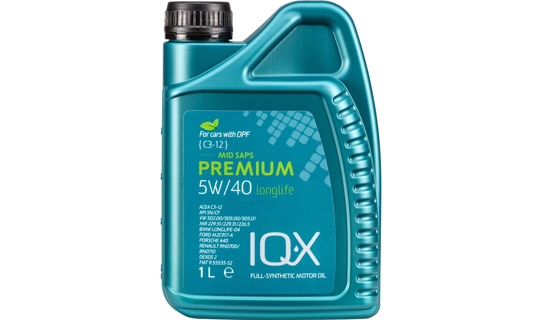  IQ-X Premium 5W/40 C3 partikel 1 liter