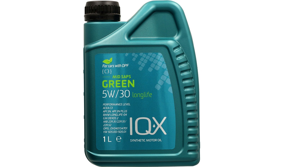  IQ-X LL Green 5W/30 1 liter C3 partikel