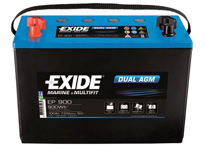 Startbatteri - EXIDE DUAL AGM 