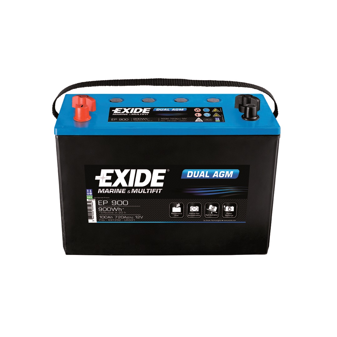 Exide Batteri - EXIDE DUAL AGM