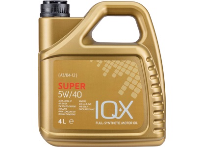 IQ-X SUPER 5W/40 A3/B4 4 liter