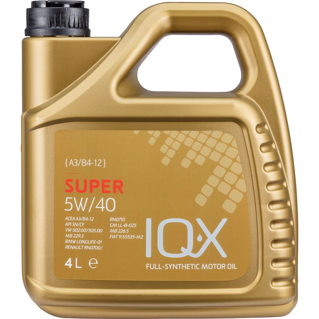 IQ-X IQ-X SUPER 5W/40 motorolja 4 liter