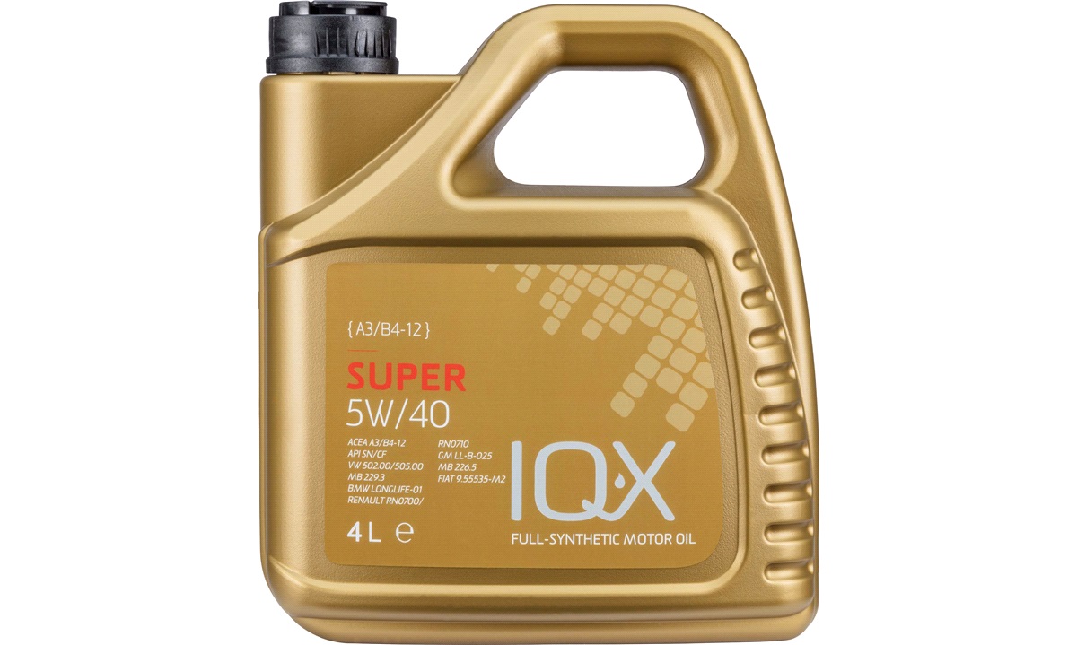  IQ-X SUPER 5W/40 A3/B4 4 liter