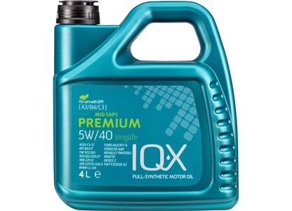 IQ-X Premium 5W/40 C3 partikel 4 liter
