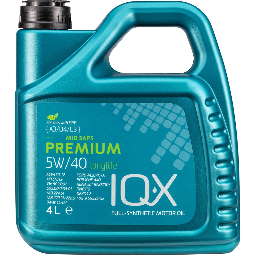 Iq-x Iq-x Premium 5w/40 C3 Partikel 4 Liter