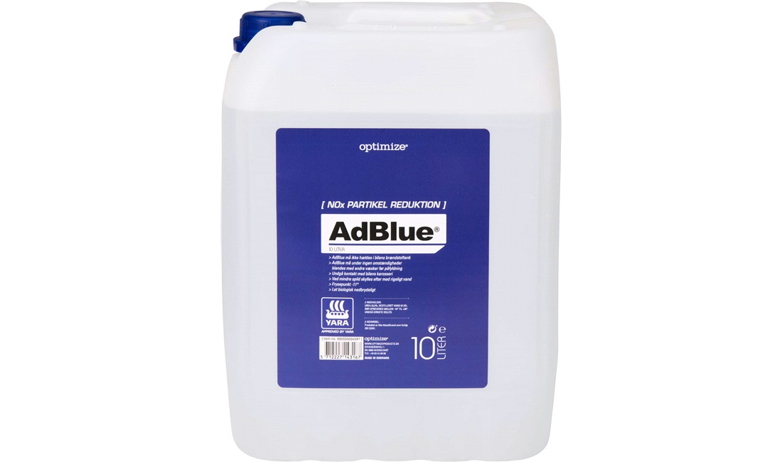 AdBlue Optimize tilsetning 10 liter - Tilsetningsstoffer 