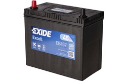 Batteri Exide - Easycode EB457 - 45 ah